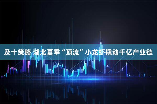及十策略 湖北夏季“顶流”小龙虾撬动千亿产业链