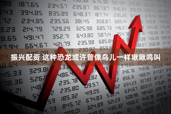 振兴配资 这种恐龙或许曾像鸟儿一样啾啾鸣叫