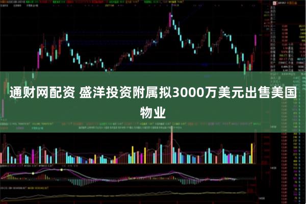 通财网配资 盛洋投资附属拟3000万美元出售美国物业